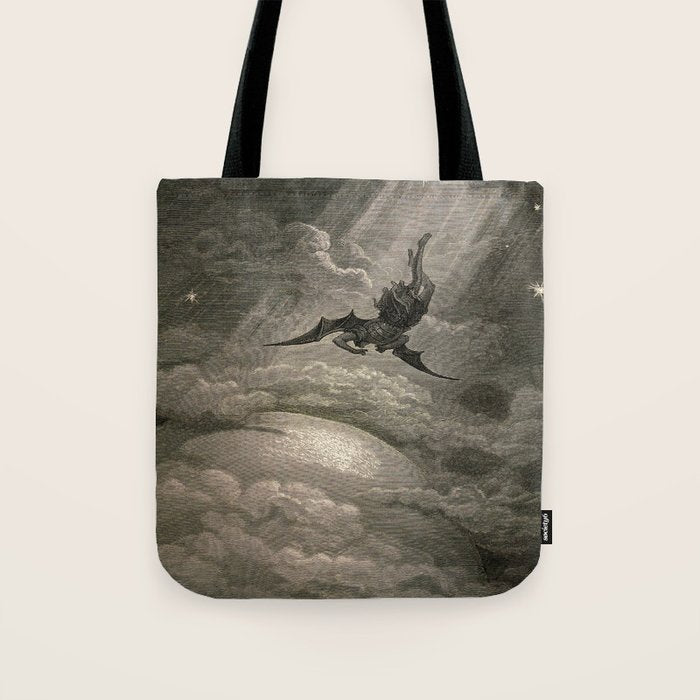 Gustave Doré - Fallen angel Tote Bag Gallery Image 1