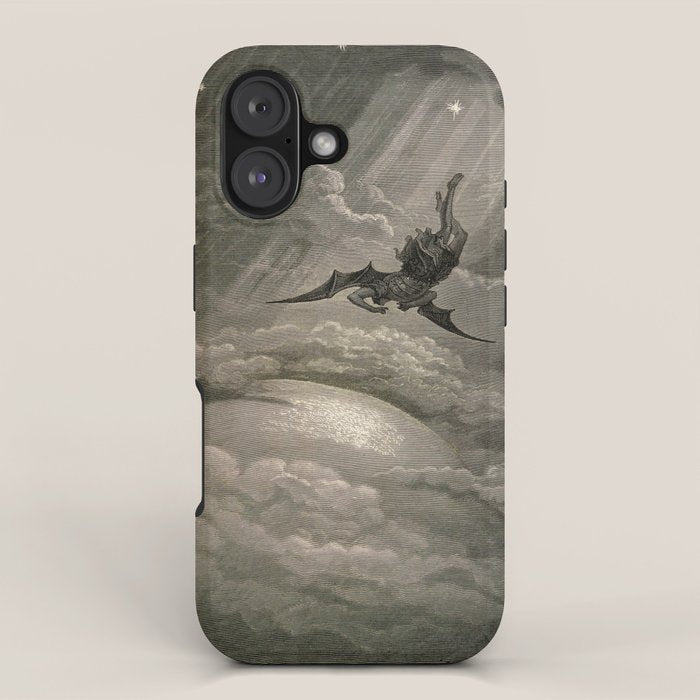 Gustave Doré - Fallen angel iPhone Case Gallery Image 1