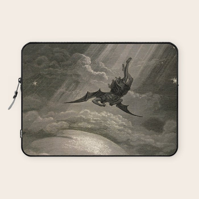 Gustave Doré - Fallen angel Laptop Sleeve Gallery Image 1