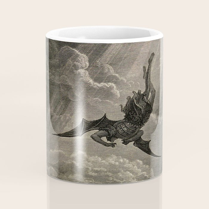 Gustave Doré - Fallen angel Coffee Mug Gallery Image 4