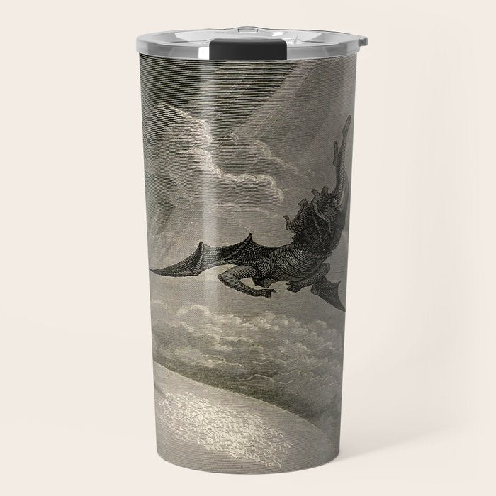 Gustave Doré - Fallen angel Travel Mug Gallery Image 1