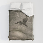 Gustave Doré - Fallen angel Duvet Cover Gallery Image 6