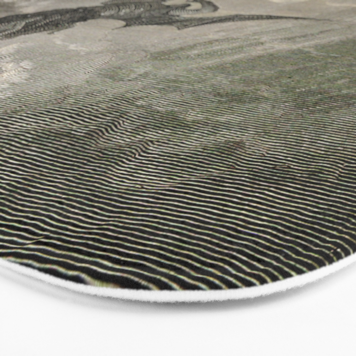 Gustave Doré - Fallen angel Bath Mat Gallery Image 3