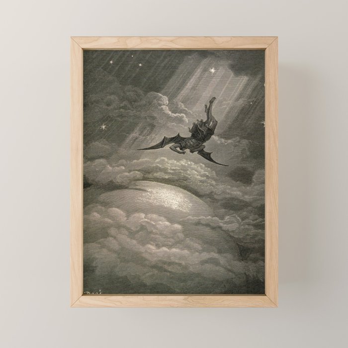Gustave Doré - Fallen angel Mini Art Print Gallery Image 1