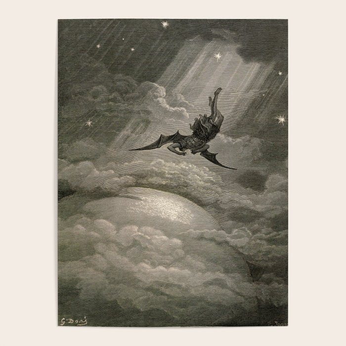 Gustave Doré - Fallen angel Poster Gallery Image 1