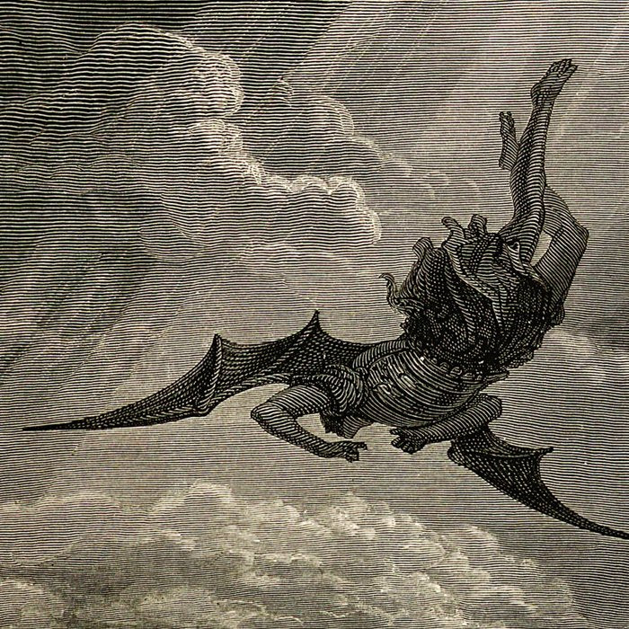 Gustave Doré - Fallen angel Coffee Mug Gallery Image 2