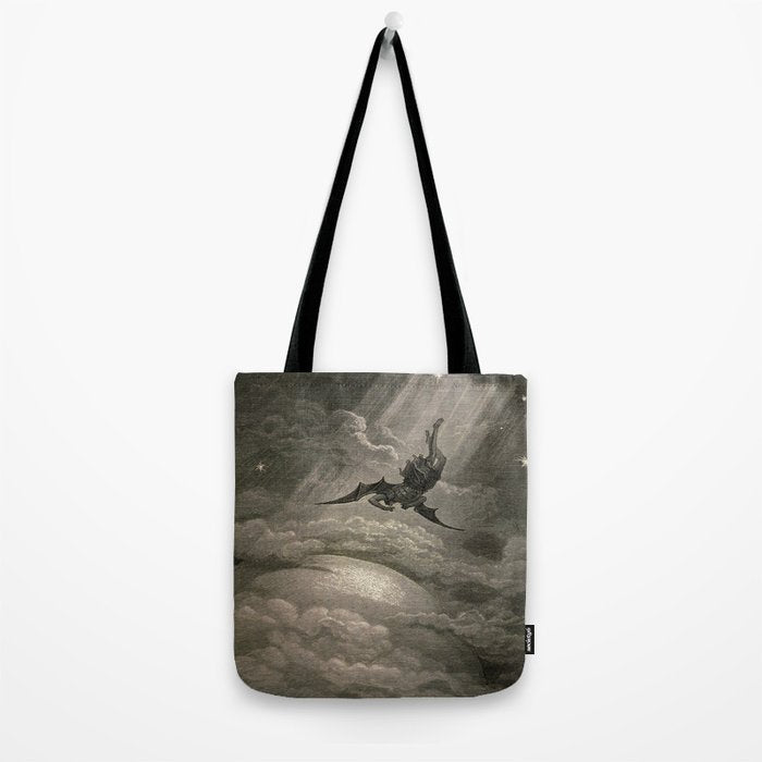 Gustave Doré - Fallen angel Tote Bag Gallery Image 2