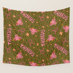 Taurus Print Wall Tapestry Gallery Image 4
