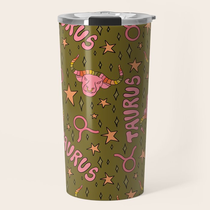 Taurus Print Travel Mug Gallery Image 1