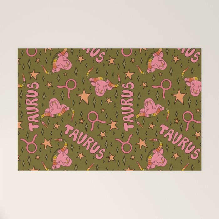 Taurus Print Welcome Mat Gallery Image 1
