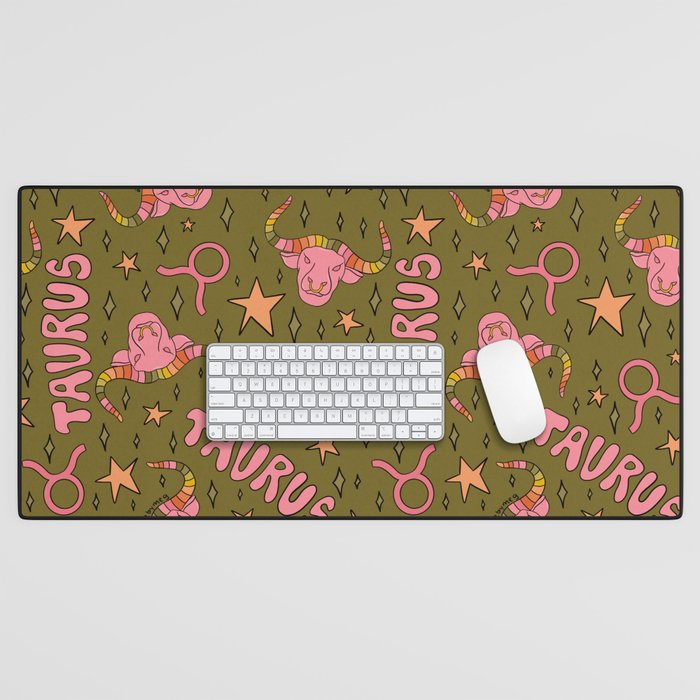 Taurus Print Desk Mat Gallery Image 1