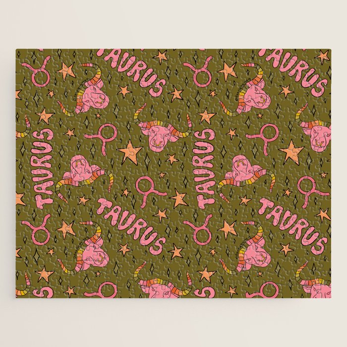 Taurus Print Jigsaw Puzzle Gallery Image 1