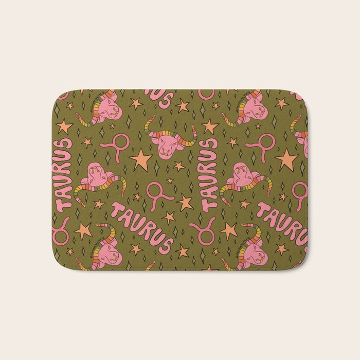 Taurus Print Bath Mat Gallery Image 1