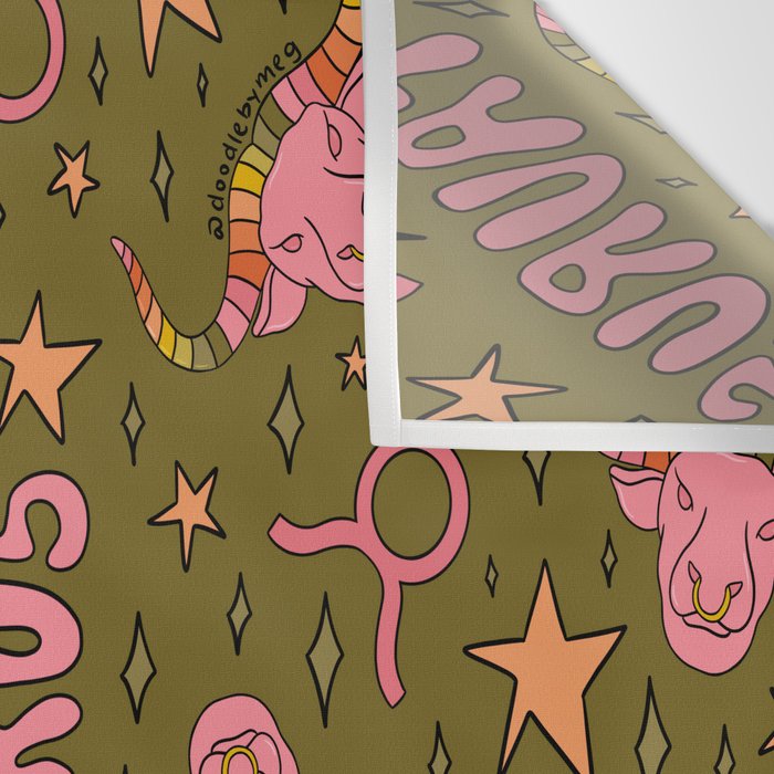 Taurus Print Wall Tapestry Gallery Image 3