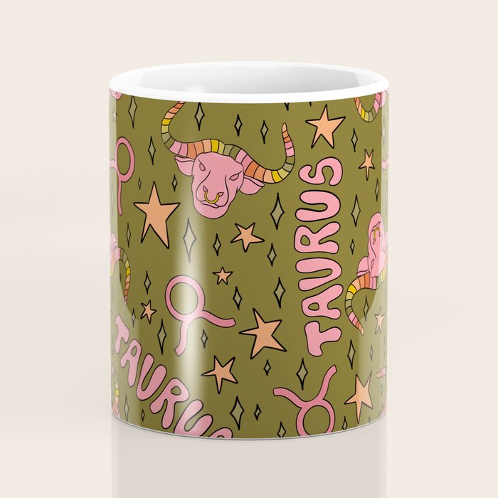 Taurus Print Coffee Mug Gallery Image 4