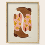 Cowgirl Boots â Blush & Mint Serving Tray Gallery Image 1