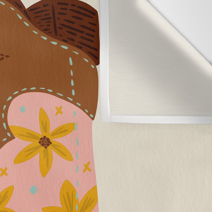 Cowgirl Boots â Blush & Mint Wall Tapestry Gallery Image 3