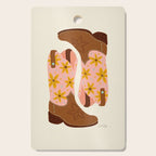 Cowgirl Boots â Blush & Mint Cutting Board Gallery Image 1