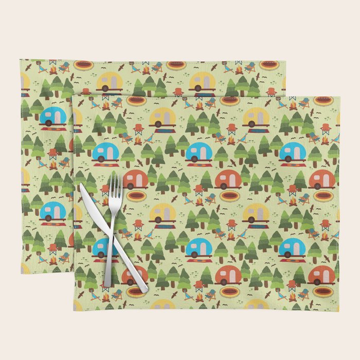 Caravan Campground Vacation Placemat Gallery Image 1