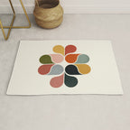 Abstract modern art Rug Gallery Image 1