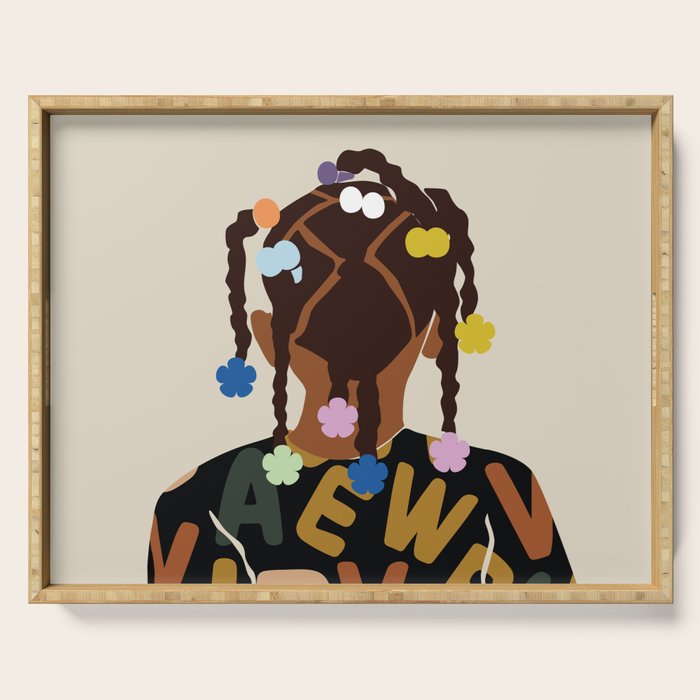 Black Girl Magic No. 2 Serving Tray Gallery Image 1
