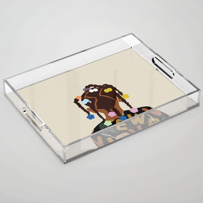 Black Girl Magic No. 2 Acrylic Tray Gallery Image 1