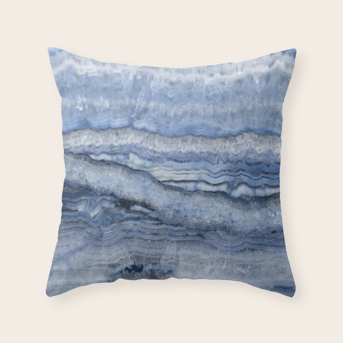 Mystic Stone Denim Throw Pillow Gallery Image 6