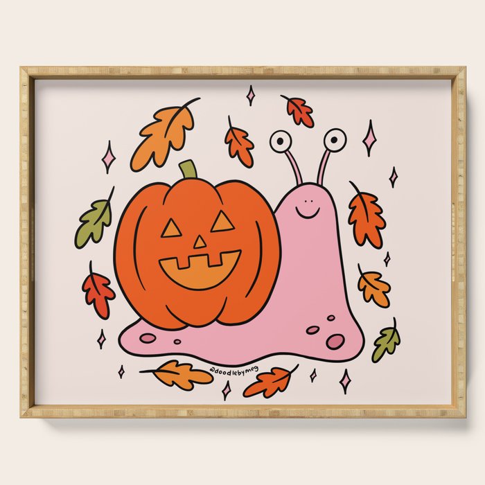 Spooky Snail Serving Tray Gallery Image 1