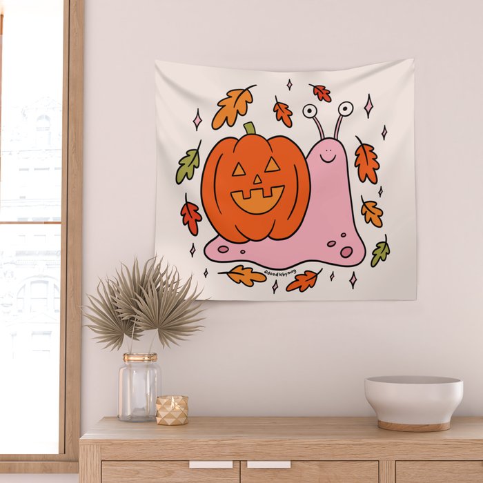 Spooky Snail Wall Tapestry Gallery Image 2