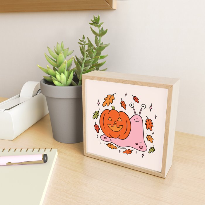 Spooky Snail Mini Art Print Gallery Image 2