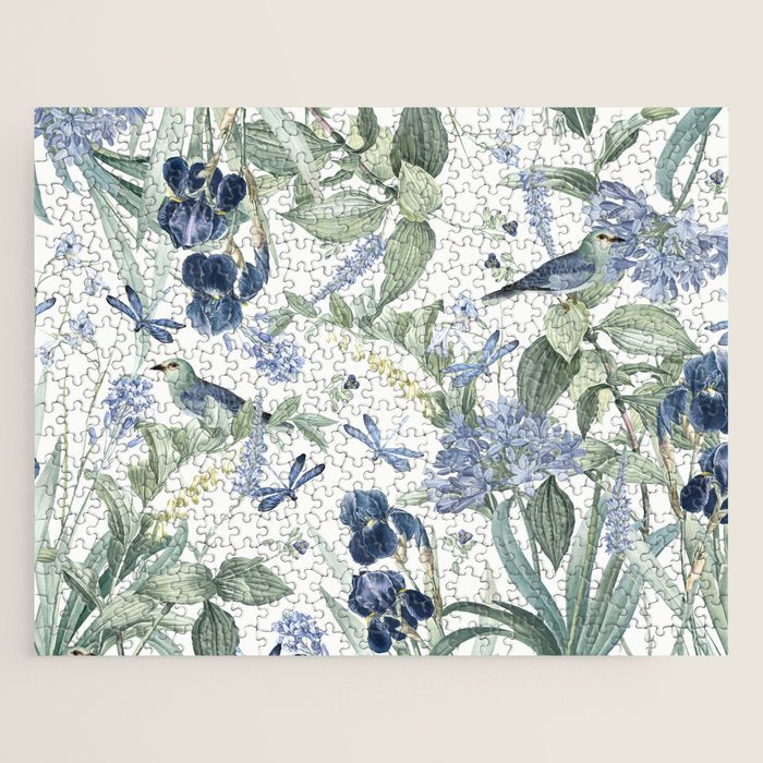 Beautiful Wildlife Garden Floral Jigsaw Puzzle Gallery Image 1