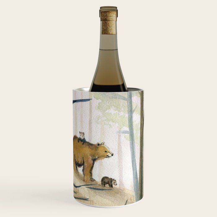 Bear Family 2 Wine Chiller Gallery Image 1