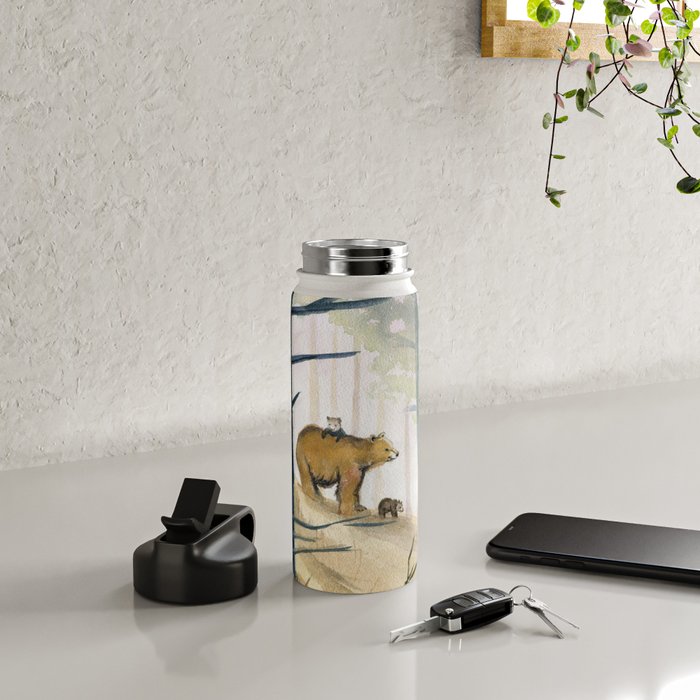 Bear Family 2 Water Bottle Gallery Image 5