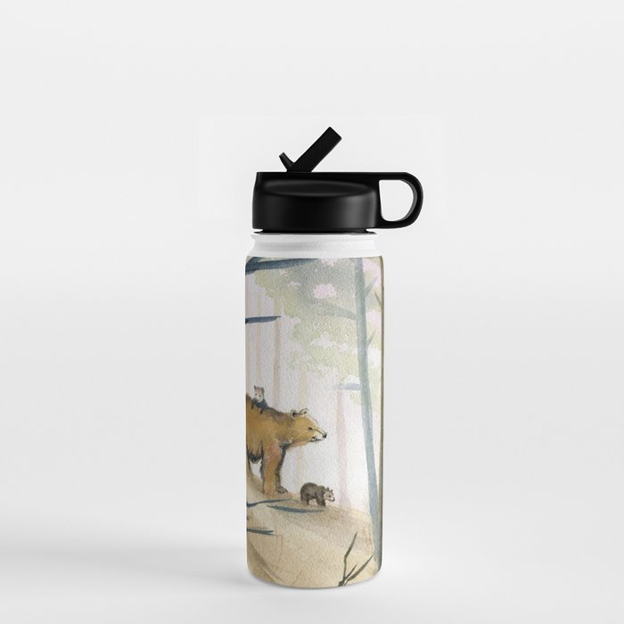 Bear Family 2 Water Bottle Gallery Image 1