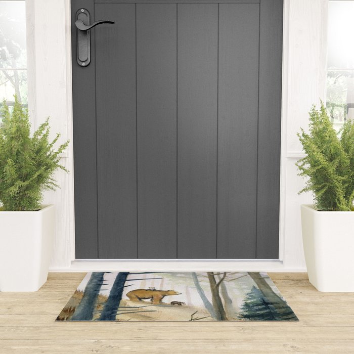 Bear Family 2 Welcome Mat Gallery Image 3