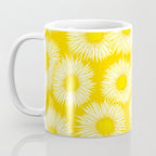 Yellow Sunflowers Floral Pattern Coffee Mug Gallery Image 3