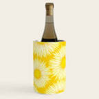 Yellow Sunflowers Floral Pattern Wine Chiller Gallery Image 1