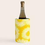 Yellow Sunflowers Floral Pattern Wine Chiller Gallery Image 2