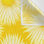 Yellow Sunflowers Floral Pattern Wall Tapestry Gallery Image 3