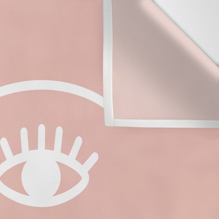Wink (Pink) Wall Tapestry Gallery Image 3