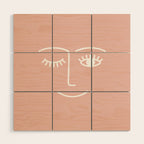 Wink (Pink) Wood Wall Art Gallery Image 1