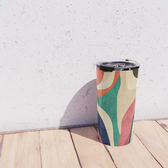Impossible contour map Travel Mug Gallery Image 4