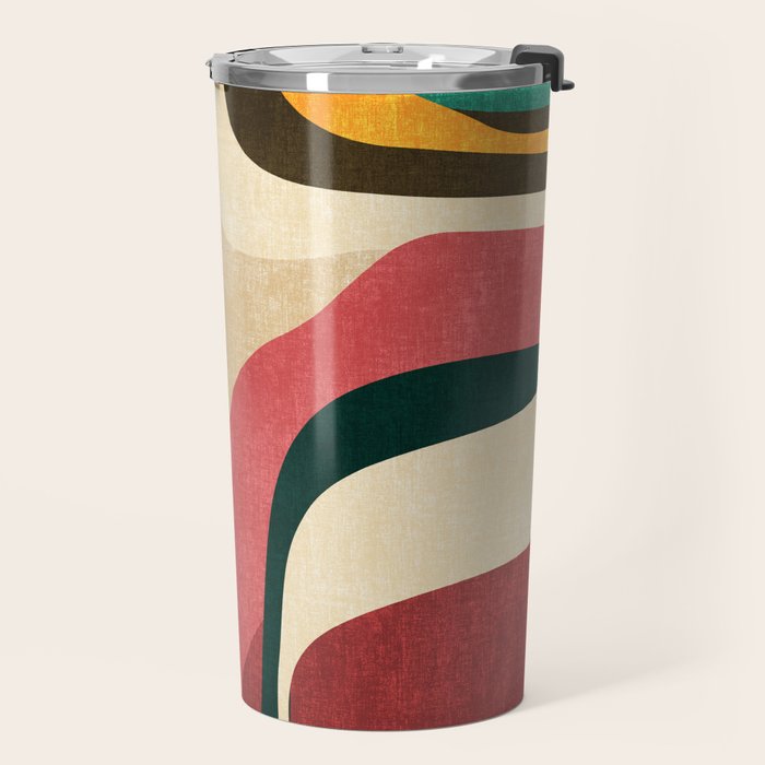 Impossible contour map Travel Mug Gallery Image 2