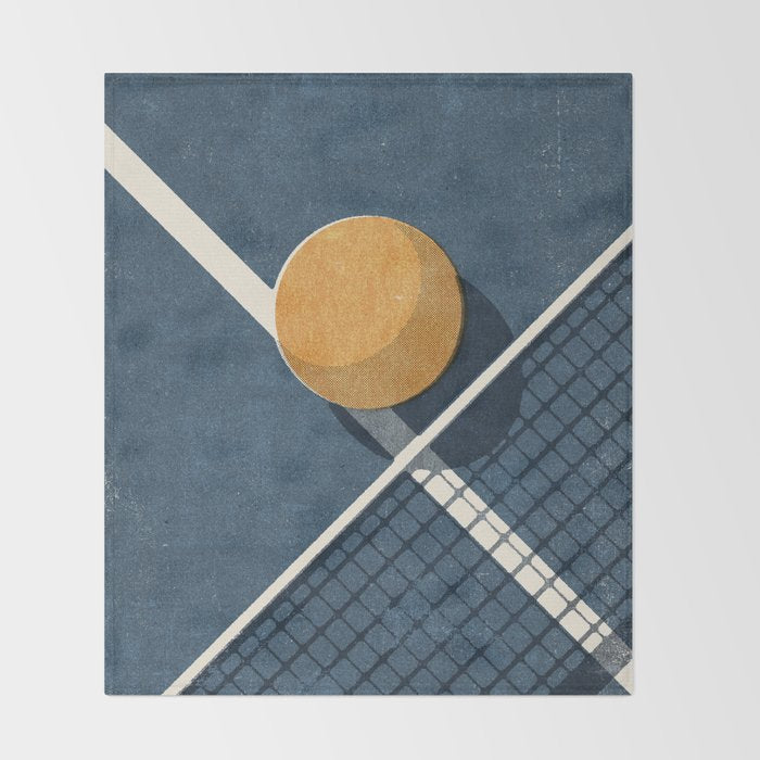 BALLS / Table Tennis Throw Blanket Gallery Image 2