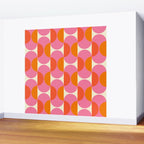 Capsule Sixties Retro with white background Wall Mural Gallery Image 2