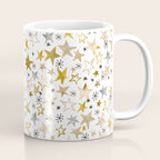Christmas Golden Stars Elegant Celestial Stars Coffee Mug Gallery Image 1