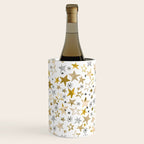 Christmas Golden Stars Elegant Celestial Stars Wine Chiller Gallery Image 3
