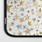 Christmas Golden Stars Elegant Celestial Stars Laptop Sleeve Gallery Image 3