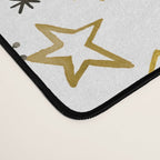 Christmas Golden Stars Elegant Celestial Stars Desk Mat Gallery Image 4