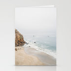 Coast in Malibu Print - Point Dume Pirate's Cove Beach - Coastal Boho Stationery Card Gallery Image 2